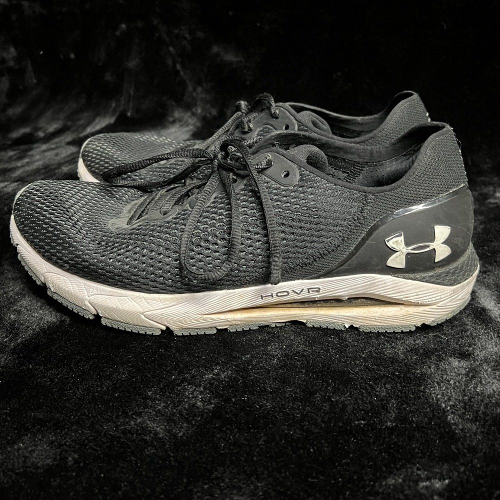 Under Armour HOVR‎ Sonic 4 3023559-002 Womens US 11 Running Shoes Black Sneakers
